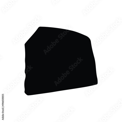 Grana cheese silhouette icon vector illustration.
