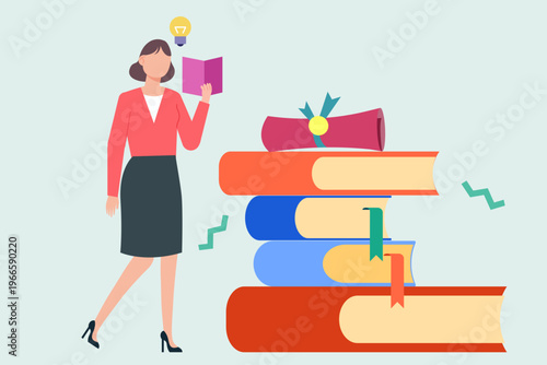 business woman in office