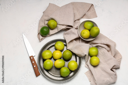 Plate and bowl with fresh r...