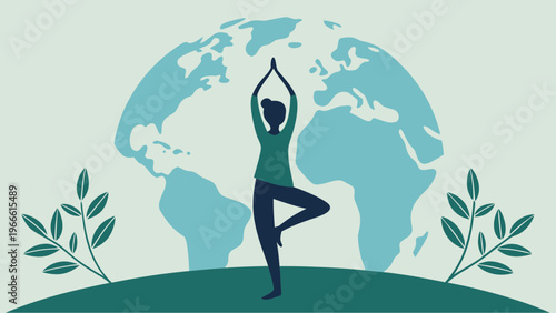 yoga in the lotus position