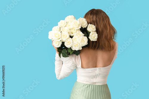 Beautiful young woman with ...