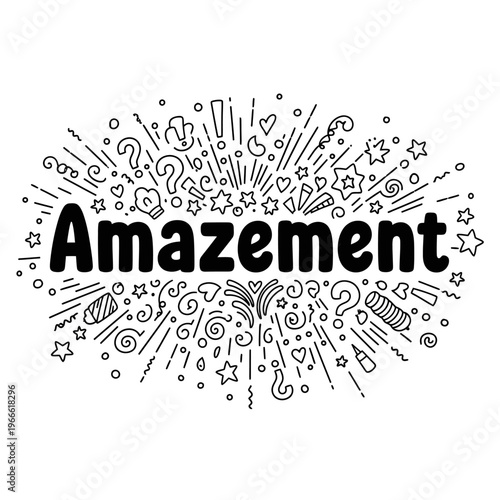 Amazement - A Colorful Burst of Excitement and Wonder