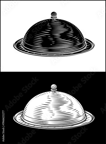 Classic woodcut style illus...