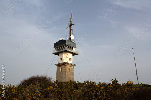 Quadro su tela Ancien phare de Fécamp devenu émetteur
