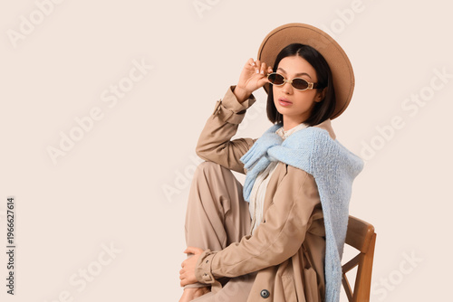 Beautiful fashionable young...