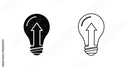 Innovative Ideas Bulb Icons Vector