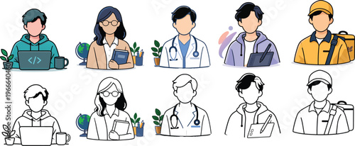 Business payroll document with financial data and accounting report concept