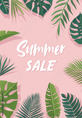 Tropical Sale background