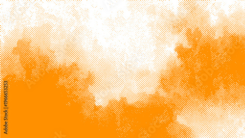Abstract orange cloud textured pattern design bright contrast soft watercolor style artistic elegant modern graphic backdrop and gentle vibrant background.