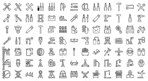 Collection of Ancient Hieroglyphic Symbols and Glyphs.