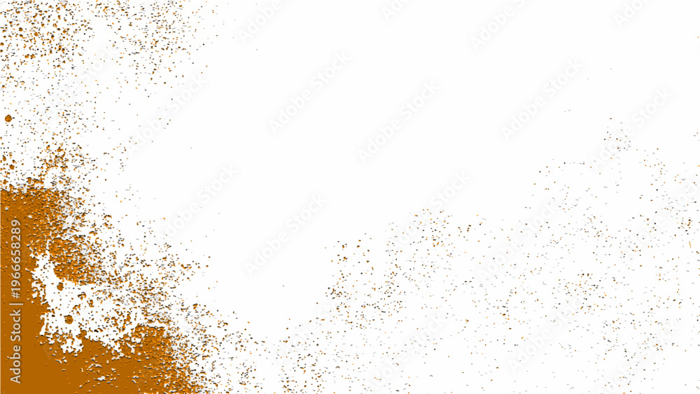 Obraz premium Abstract brown texture and contrast white and splash paint and grunge effect and rough and art design and stain element and minimalist composition 