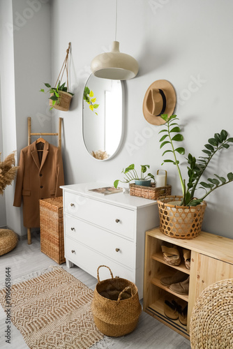 Interior of stylish hallway...
