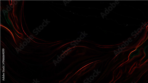 Vector Fiery swirls in the darkness creates vibrant patterns and dynamic motion, depicting abstract visual with luminous energy and mysterious forms appear and glowing curves. 