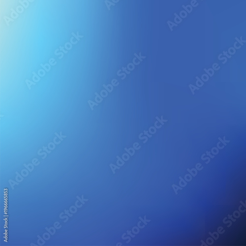 Blue Gradient Background with Smooth Abstract Modern Color Transition