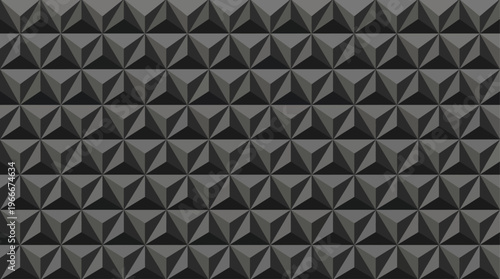 3D Isometric Acoustic Foam Pattern Vector