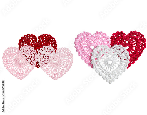 A round white lace tablecloth with delicate floral embroidery on a transparent background.