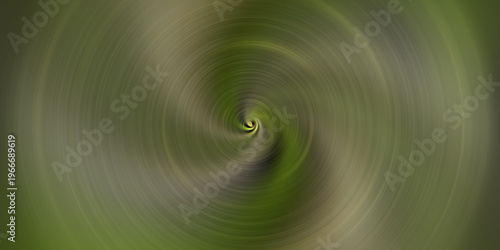 Vászonkép Spiral vortex of light and shadow captured in a mesmerizing greenish hue