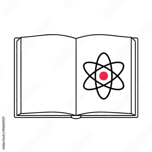 Book with Atomic Symbol 1.