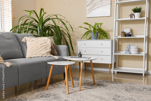 Cozy modern living room int...