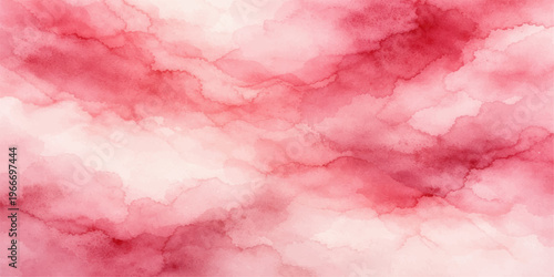 An abstract pink watercolor background featuring a textured paper pattern with grunge paint strokes and a light marble surface design for an artistic valentine backdrop