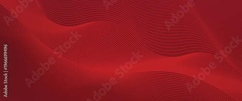 Contemporary technology cover design set. Luxury background with red line pattern (guilloche curves). Premium vector tech backdrop for business layout, digital certificate, formal brochure template