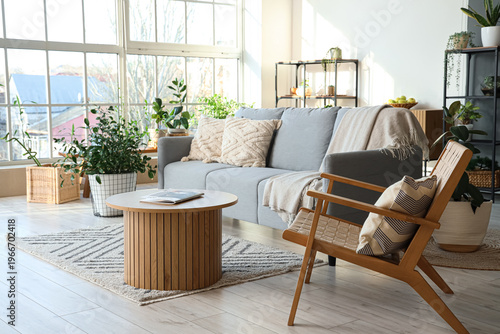 Beautiful interior of moder...