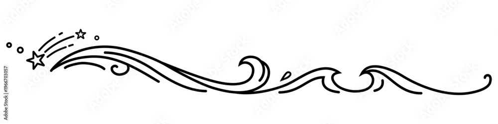 Obraz premium Ocean Vector Illustration 