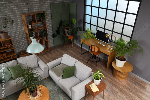 Interior of living room wit...