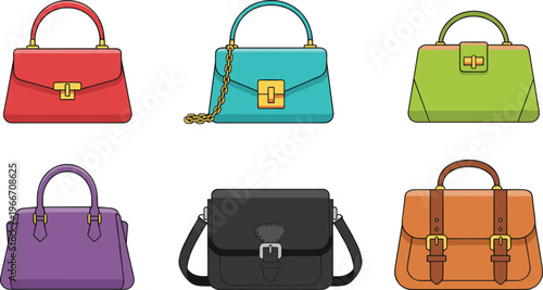 Street market stall set with fresh produce meat bread and flower vendors flat vector