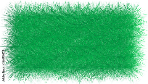 Abstract green grass texture background isolated on white background