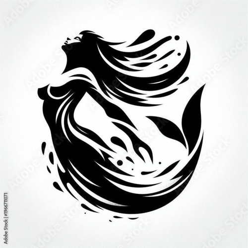 vector illustration of an angel wings