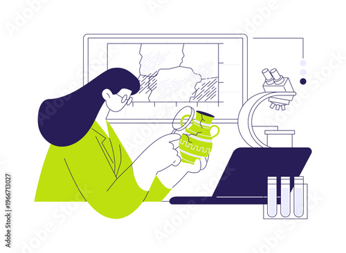 Archeology isolated cartoon vector illustrations.