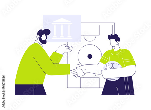 Recruiters isolated cartoon vector illustrations.