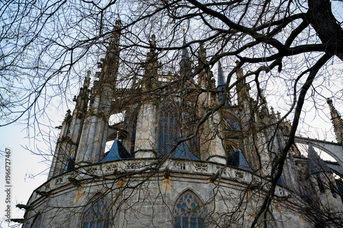 Wallpaper Mural Part of medival Church of St. Barbara, magnificent gothic building, Torontodigital.ca