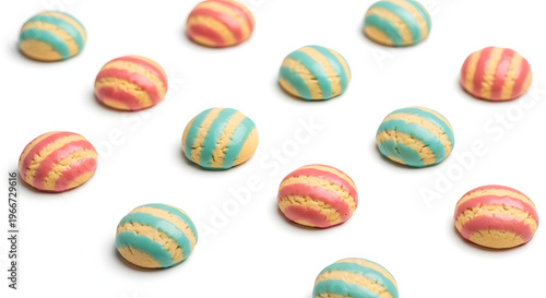 Colorful Easter eggs collection holiday decoration illustration