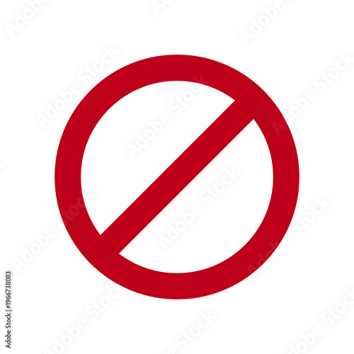 Prohibition no entry sign featuring a bold red circle with a diagonal bar, isolated on a transparent background in a clean flat style, suitable for safety instructions, access restriction notices Free Download Prohibition no entry sign featuring a bold red circle with a diagonal bar, isolated on a transparent background in a clean flat style, suitable for safety instructions, access restriction notices - GFXLoad