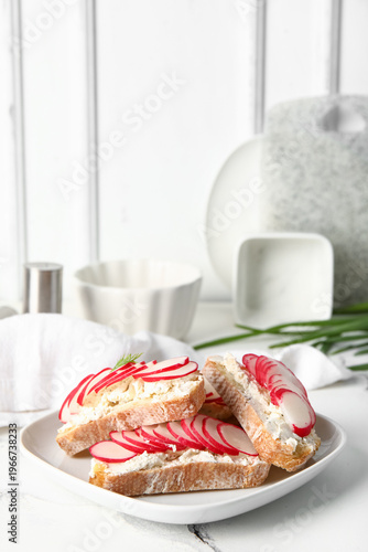 Open faced sandwiches with ...