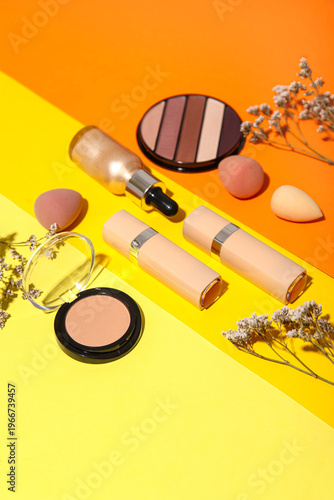Decorative cosmetics with f...