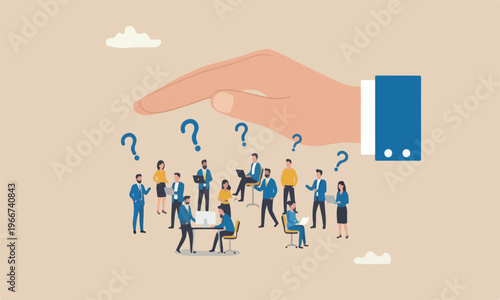 employee fall meeting teams together or protection, workplace wellbeing, office community or employee care concept, businessman hand cover working employees care