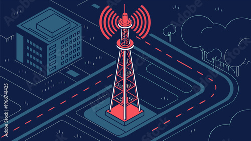Ground-based advanced radar scanning aerial threats, enabling missile defense systems and protecting national airspace security.