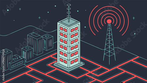 Ground-based radar detecting aerial threats, advanced system enhancing missile defense and protecting airspace security operations.