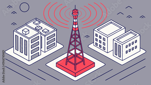 High-tech radar system detecting aerial threats, ground-based surveillance supporting missile defense and airspace protection systems globally.