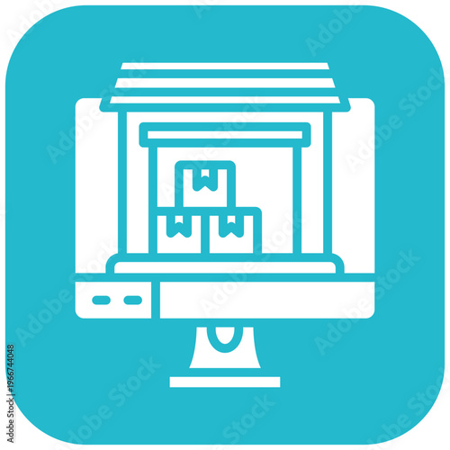 Online Warehouse Icon