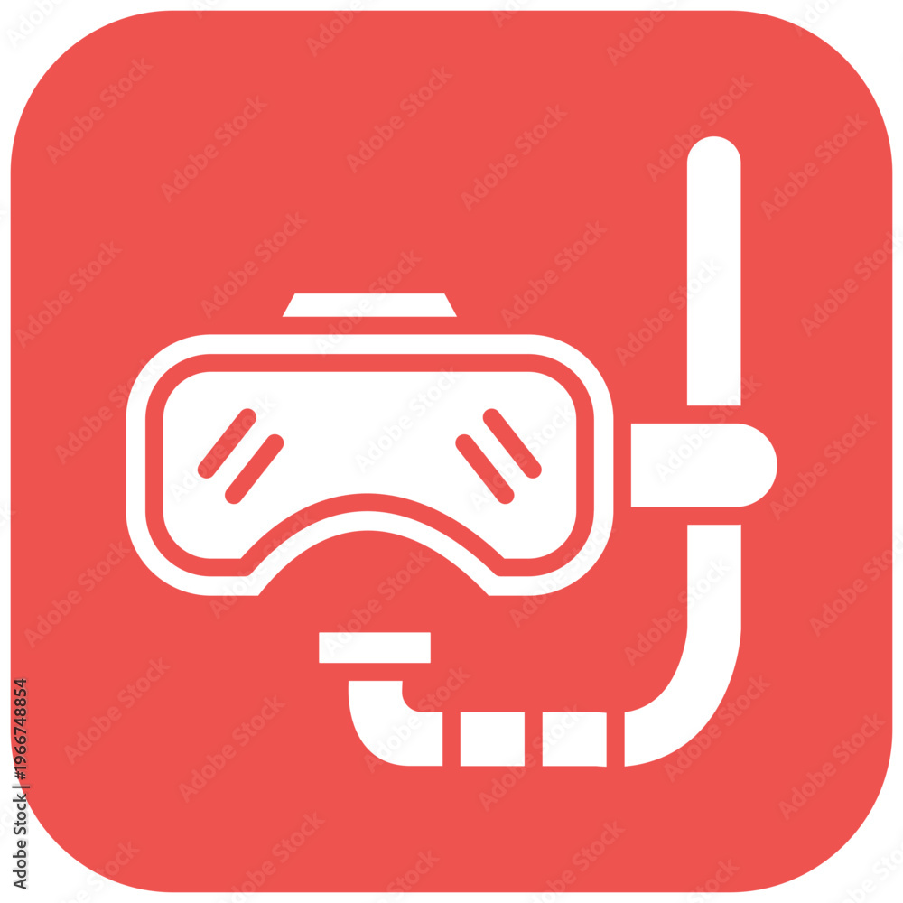 Fototapeta premium Snorkel Icon
