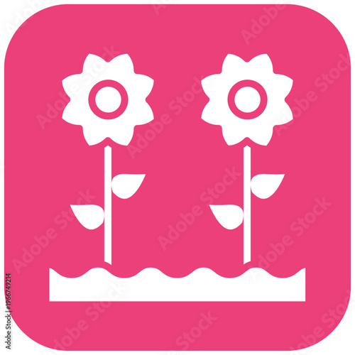 Flower Plantation Icon