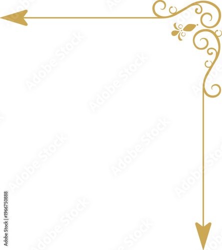 Elegant Line Divider Corner