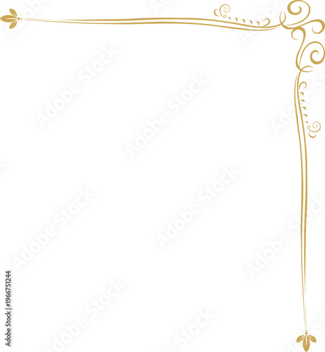 Elegant Line Divider Corner