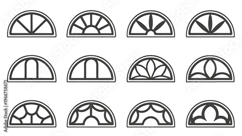 Colorful geometric shapes arranged in a repetitive pattern of interconnected triangles