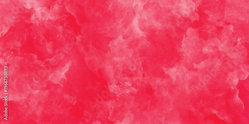 Red watercolor background Light red watercolor paper Artistic hand painted multi layered red background.