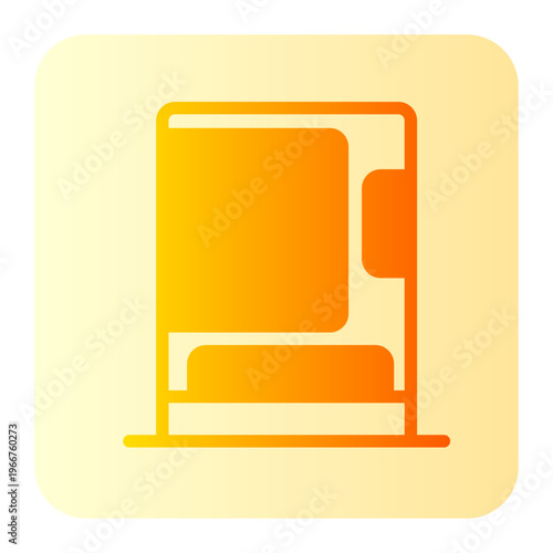 vending machine gradient icon